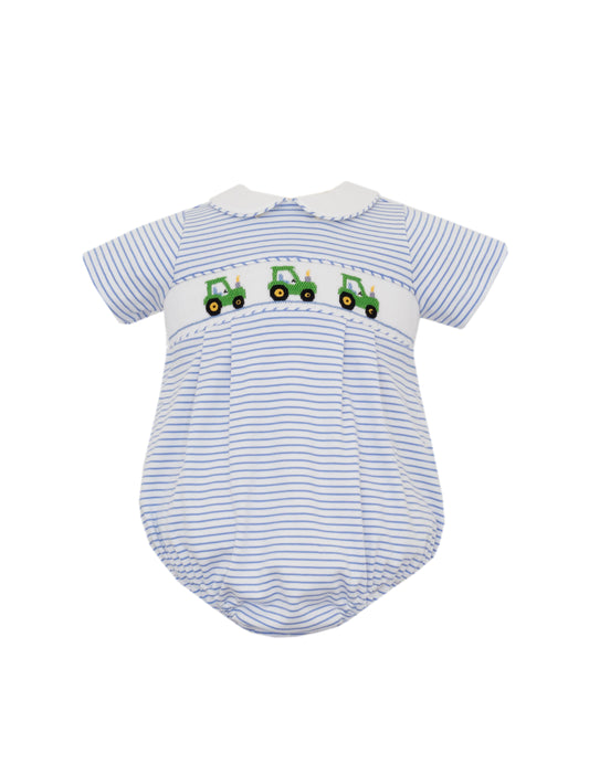 Tractor Blue Stripe Bubble