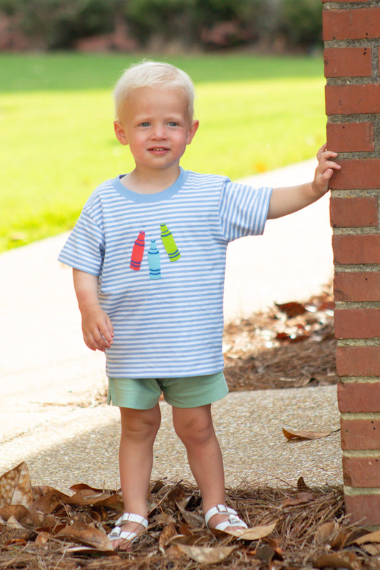 Green Jersey Solid Boy Shorts