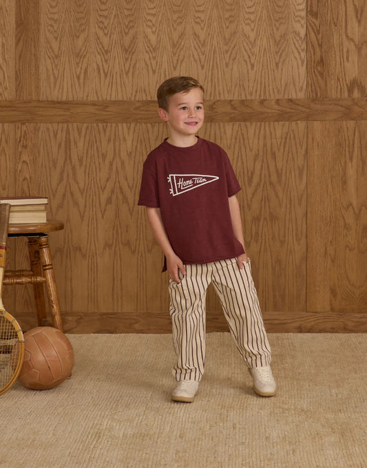 Raw Edge Tee in Home Team