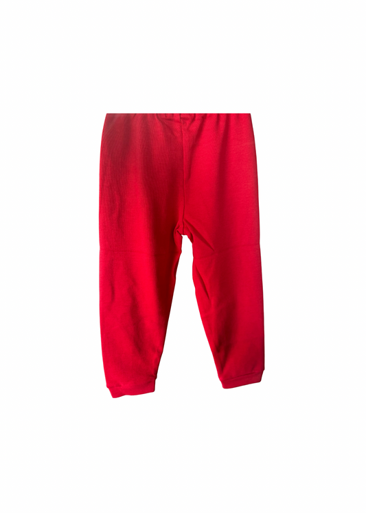 Luigi Jogger Pants in Deep Red