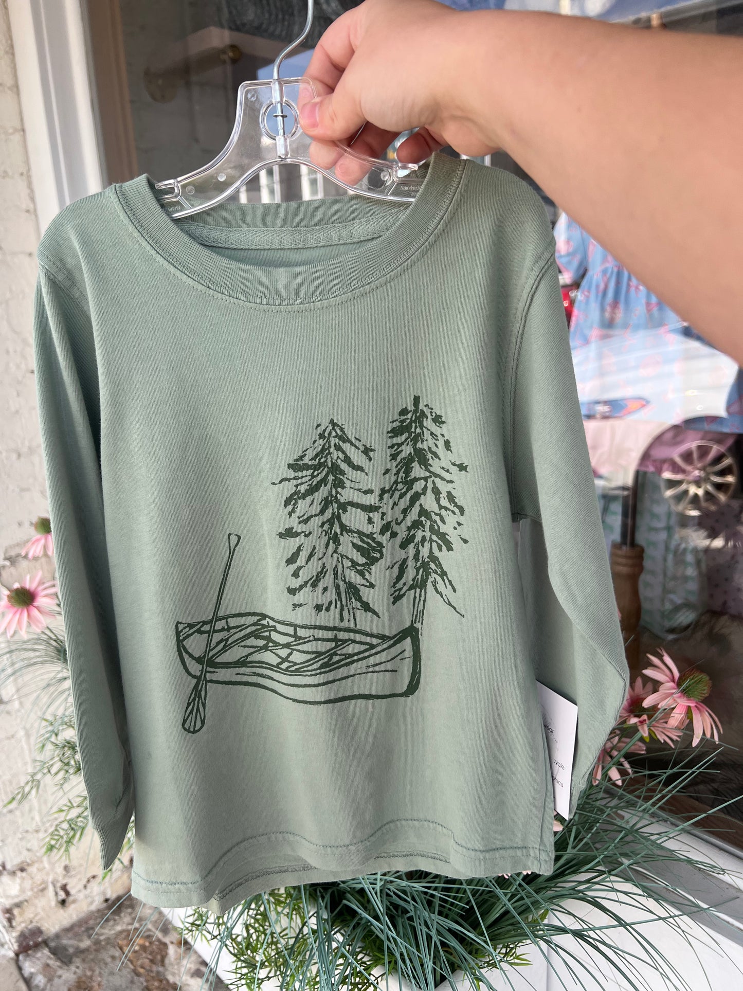 Light Green Canoe Long Sleeve
