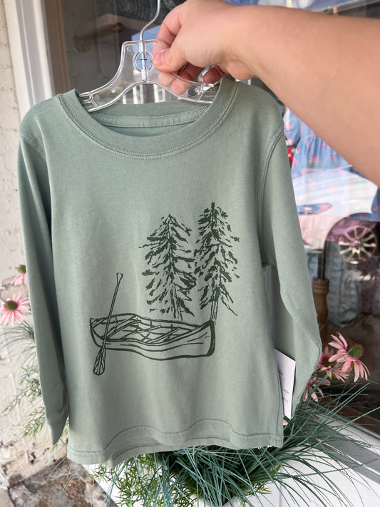 Light Green Canoe Long Sleeve