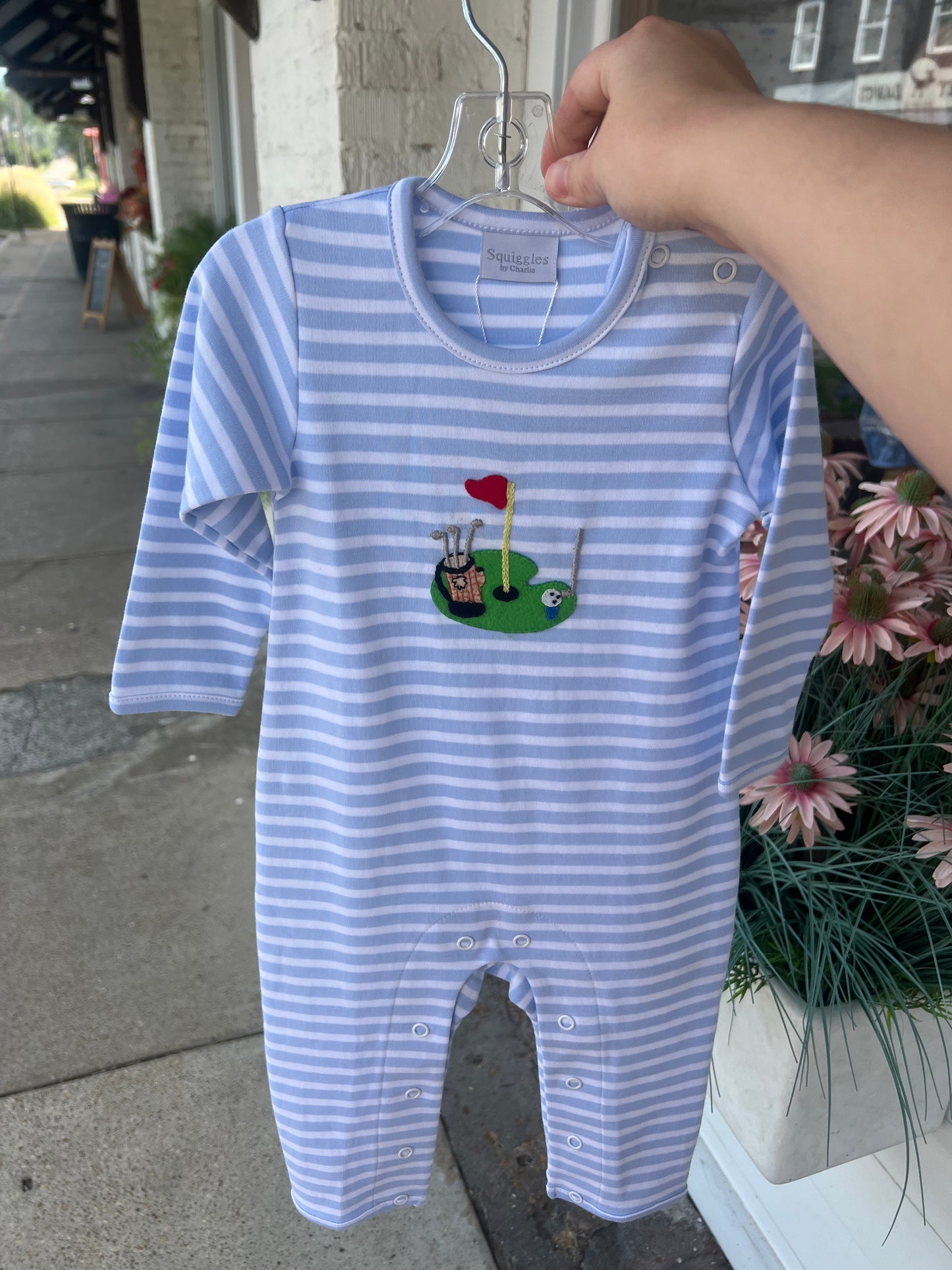 Golf Green LS Romper