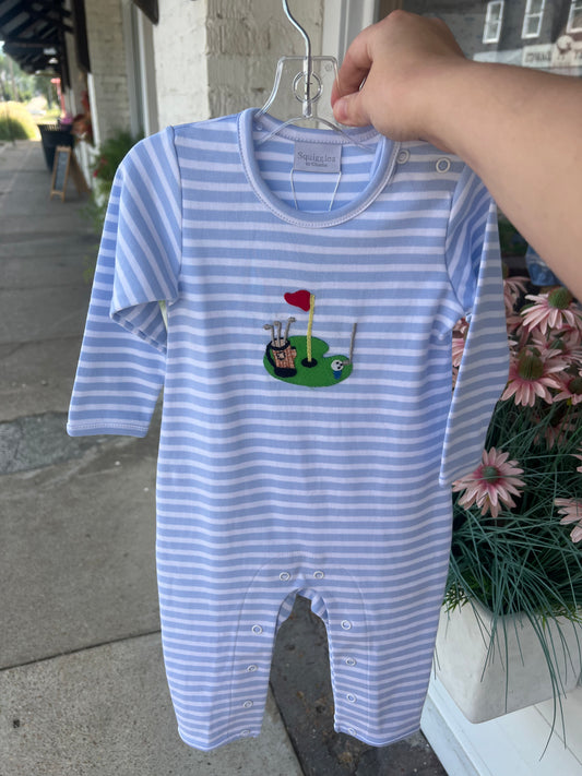 Golf Green LS Romper