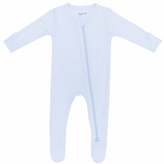 Kyte Zipped Footie Mist