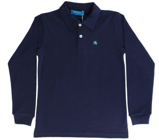 Harry Long Sleeve Polo Navy
