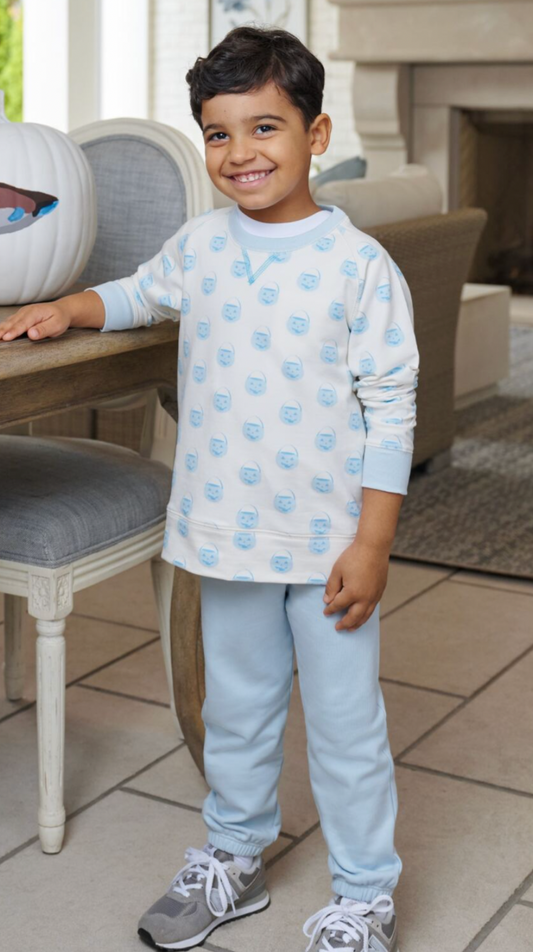 Cassidy Comfy Crewneck Vintage-Prep Pumpkins