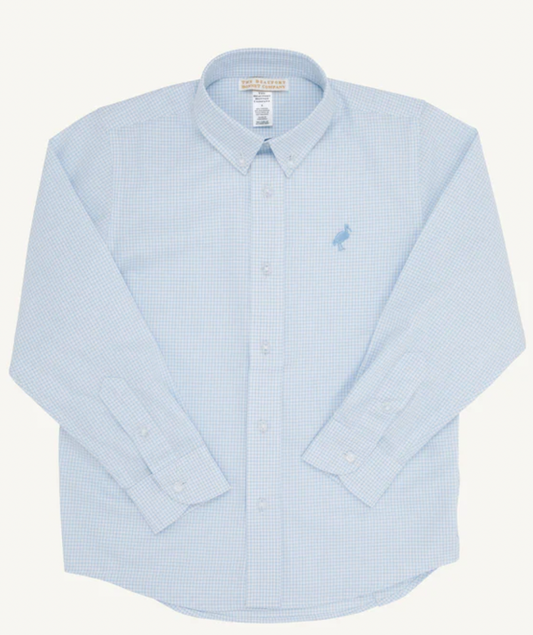 Dean's List Dress Shirt in Barrington Blue