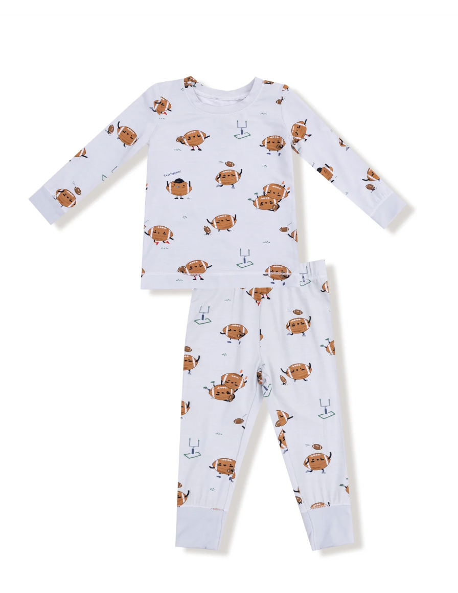 Footballs Playing Footballs Long Sleeve Loungewear