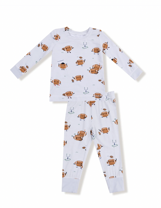 Footballs Playing Footballs Long Sleeve Loungewear