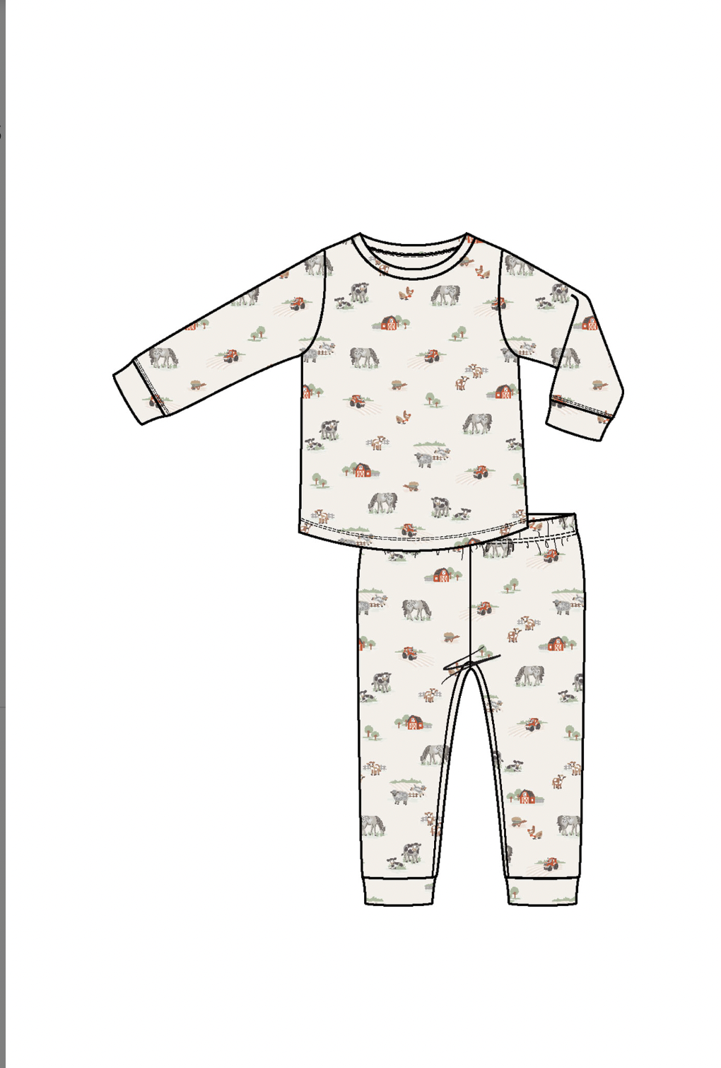 Little Farm Loungewear Set