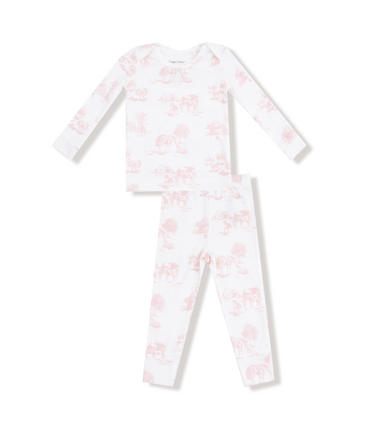 Farm Toile -Pink- Loungewear Set