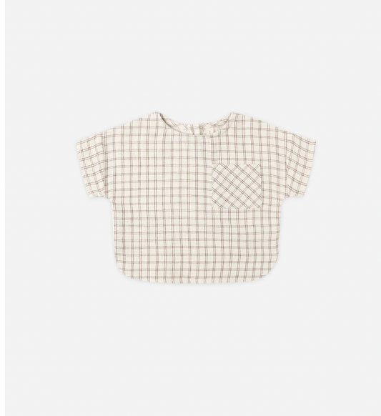 Boxy Tee & Pants in Cedar Check