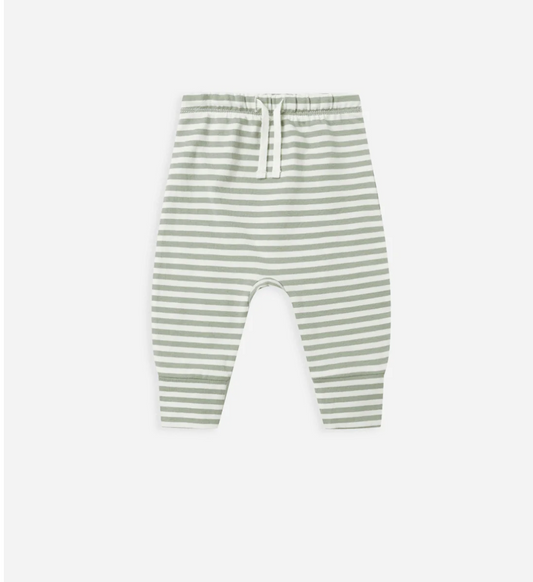 Long Sleeve Raglan Tee and Stripe Pant Set