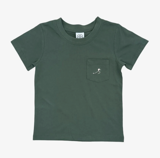 Tucker Pocket Tee in Mallard Green