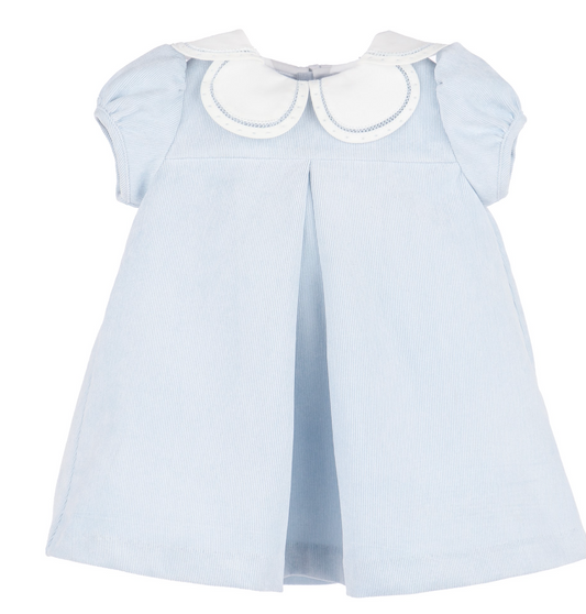 Vintage Cord Dress in Blue