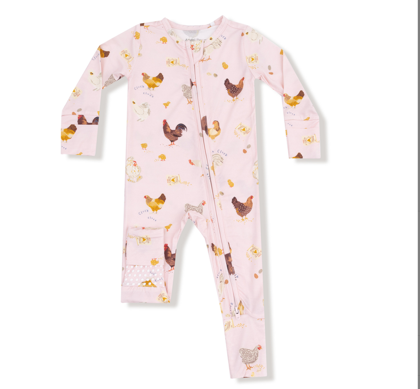 Collectors Chicken Pink 2 Way zipper footie