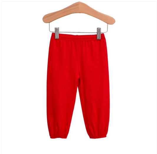 Trotter Street Red Bubble Pants