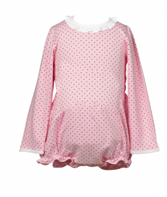 Red Dottie Girl Bubble