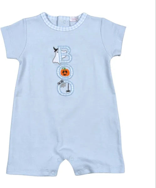 Spooky Pima Applique Romper